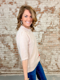 Corrine Pearl Collar Sweater