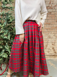 Poppy Plaid Skirt