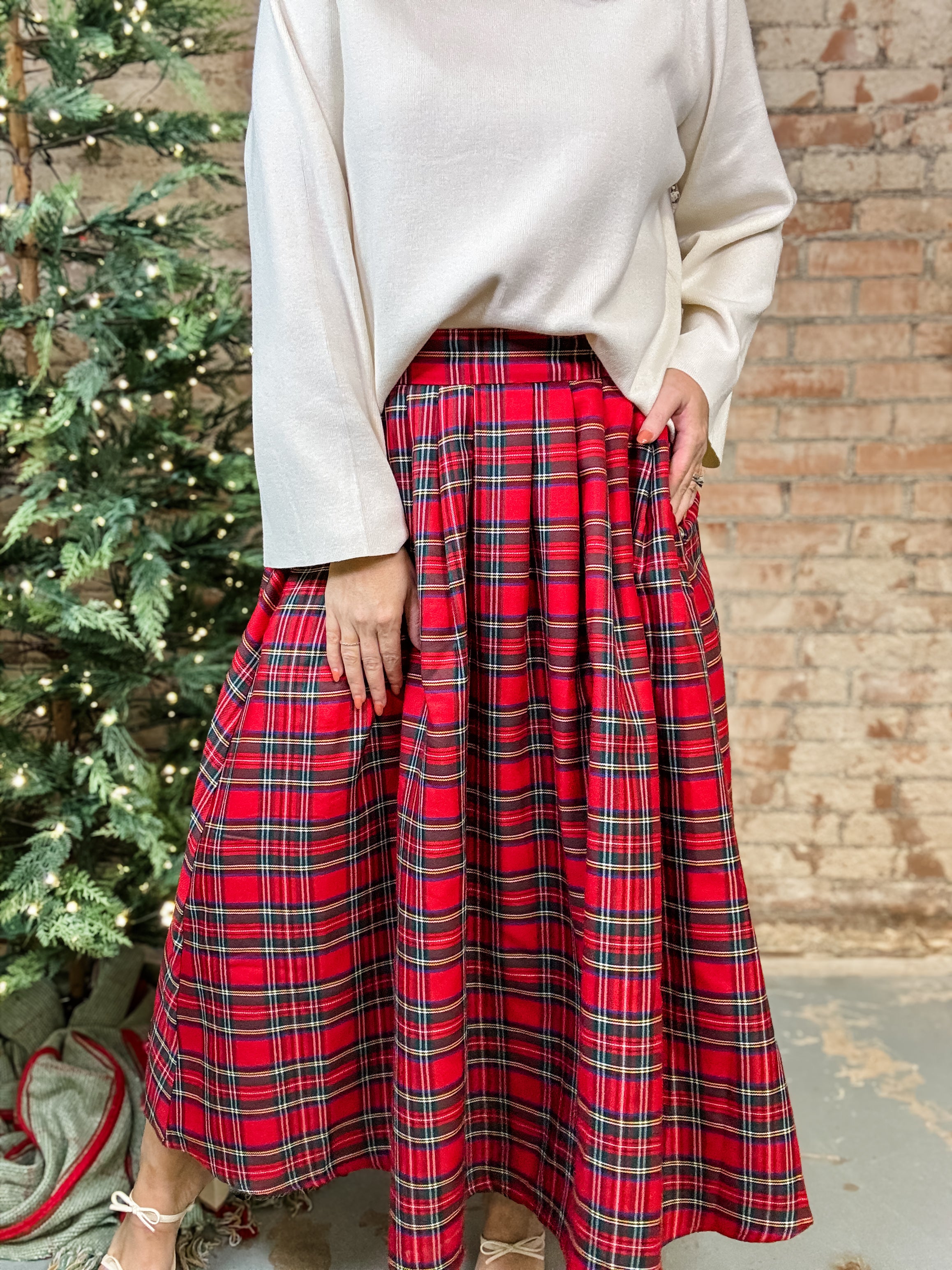 Poppy Plaid Skirt