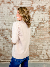 Corrine Pearl Collar Sweater