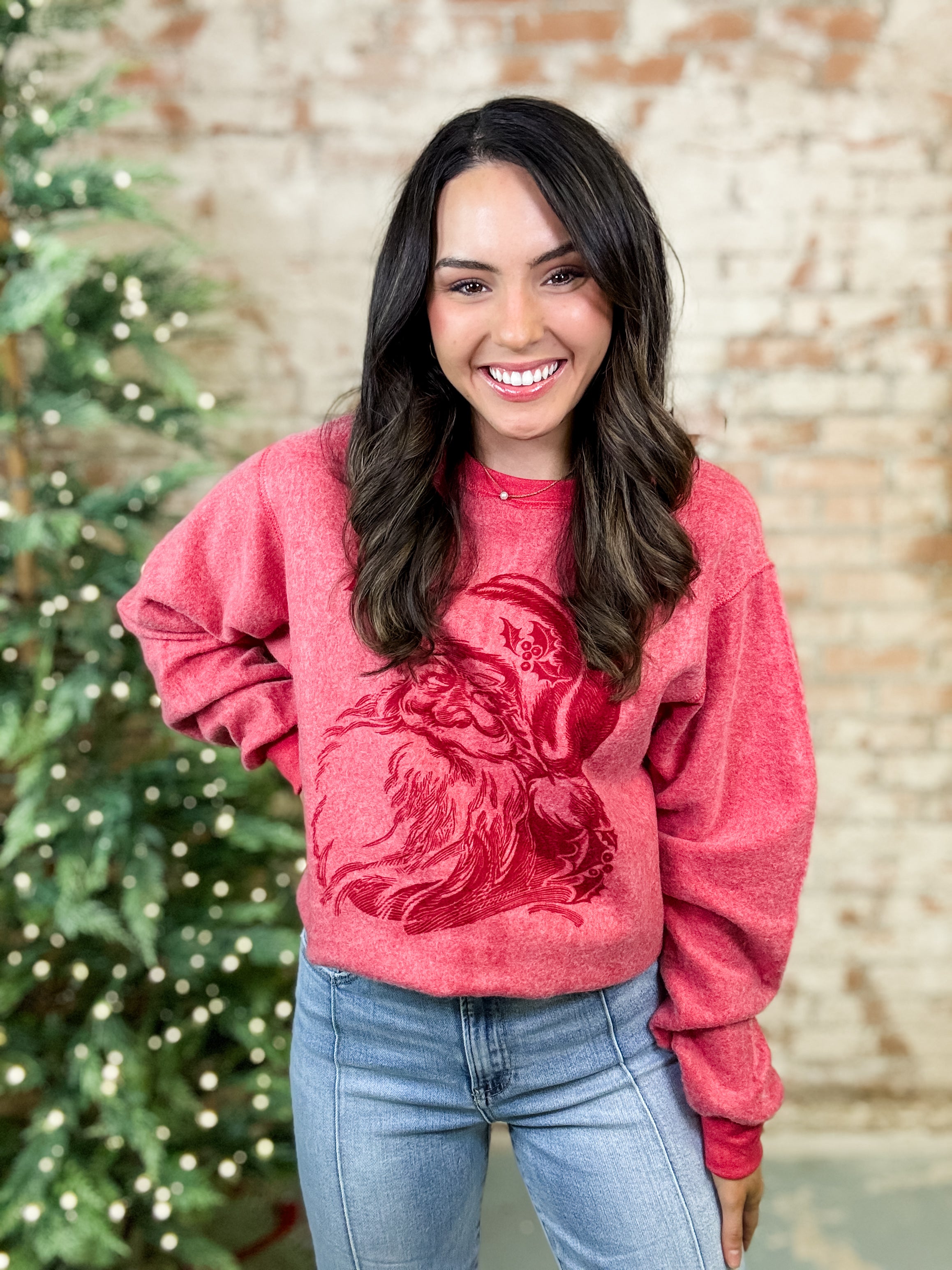 Blakelyn Inside Out Santa Sweater