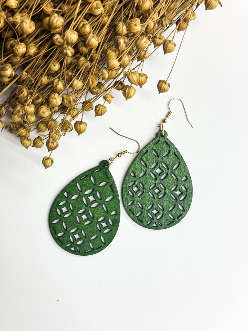 Ash Wood Earrings
