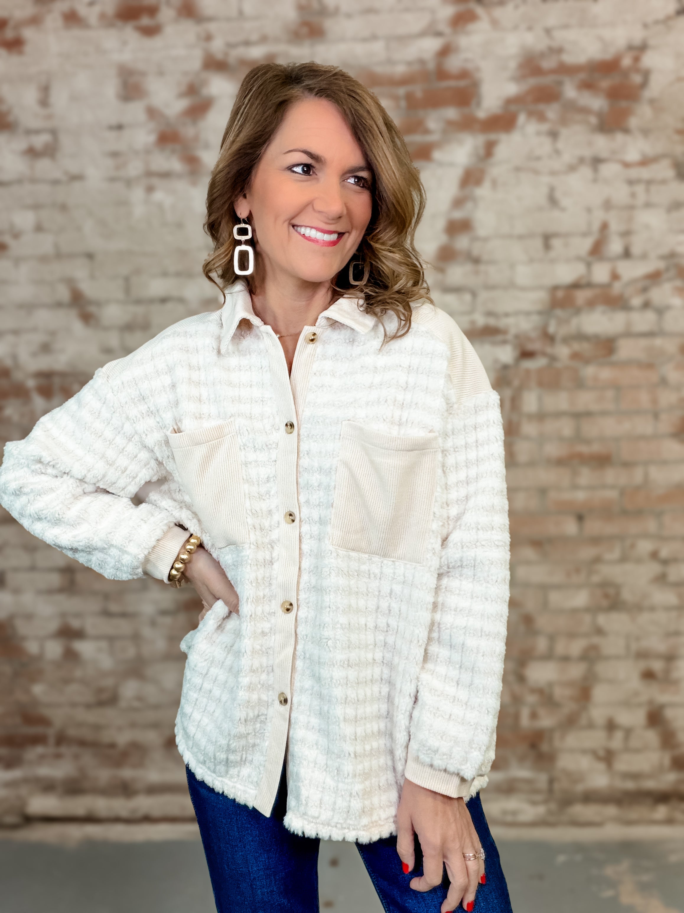 Marfil Button Up Top