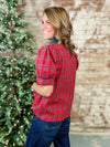 Mary Plaid Top