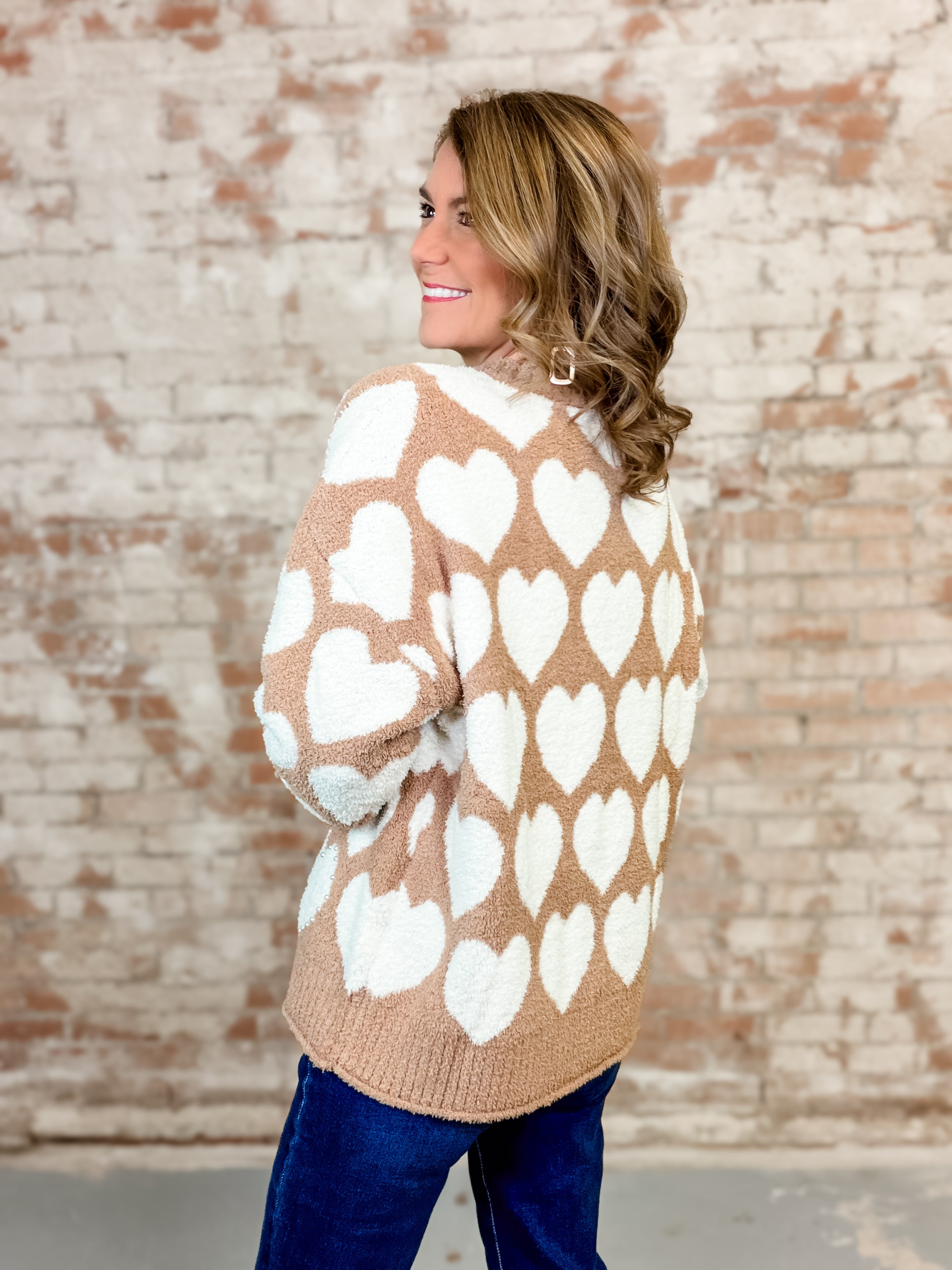 Marlowe Heart Accent Sweater