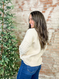 Alyn Bow + Pearl Sweater