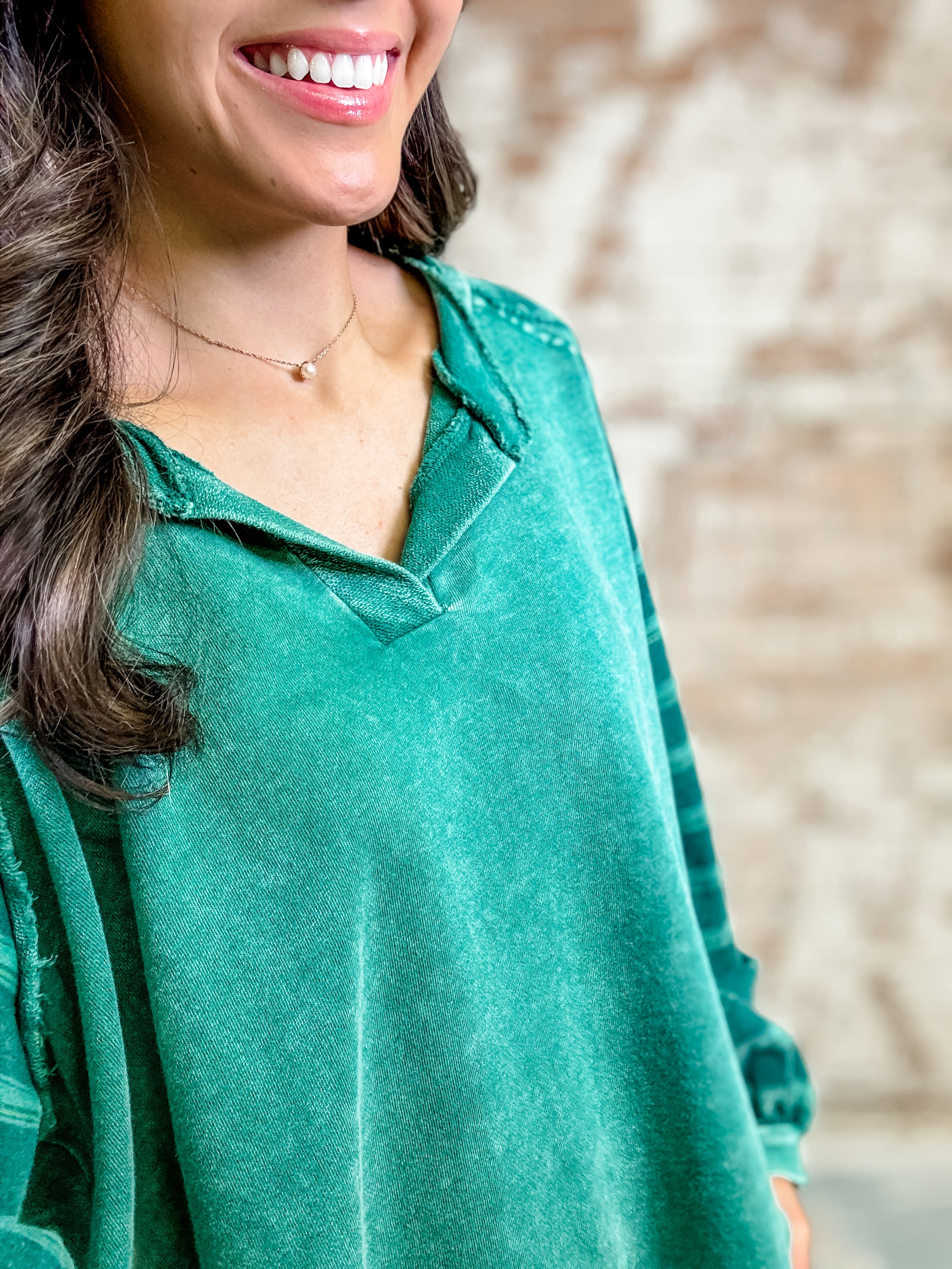 Glory Raw Edge Top