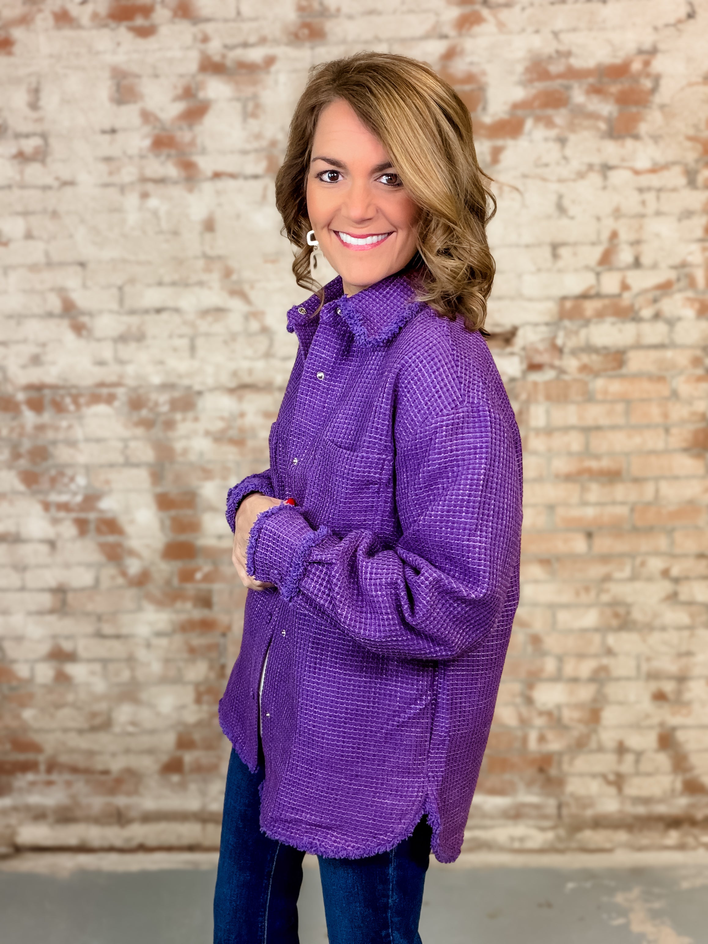 Harbin Tweed Frayed Shacket