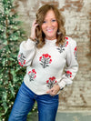 Satterwhite Flower Stem Sweater