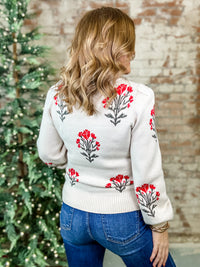 Satterwhite Flower Stem Sweater