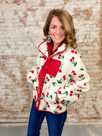 Cerise Fleece Jacket