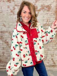 Cerise Fleece Jacket