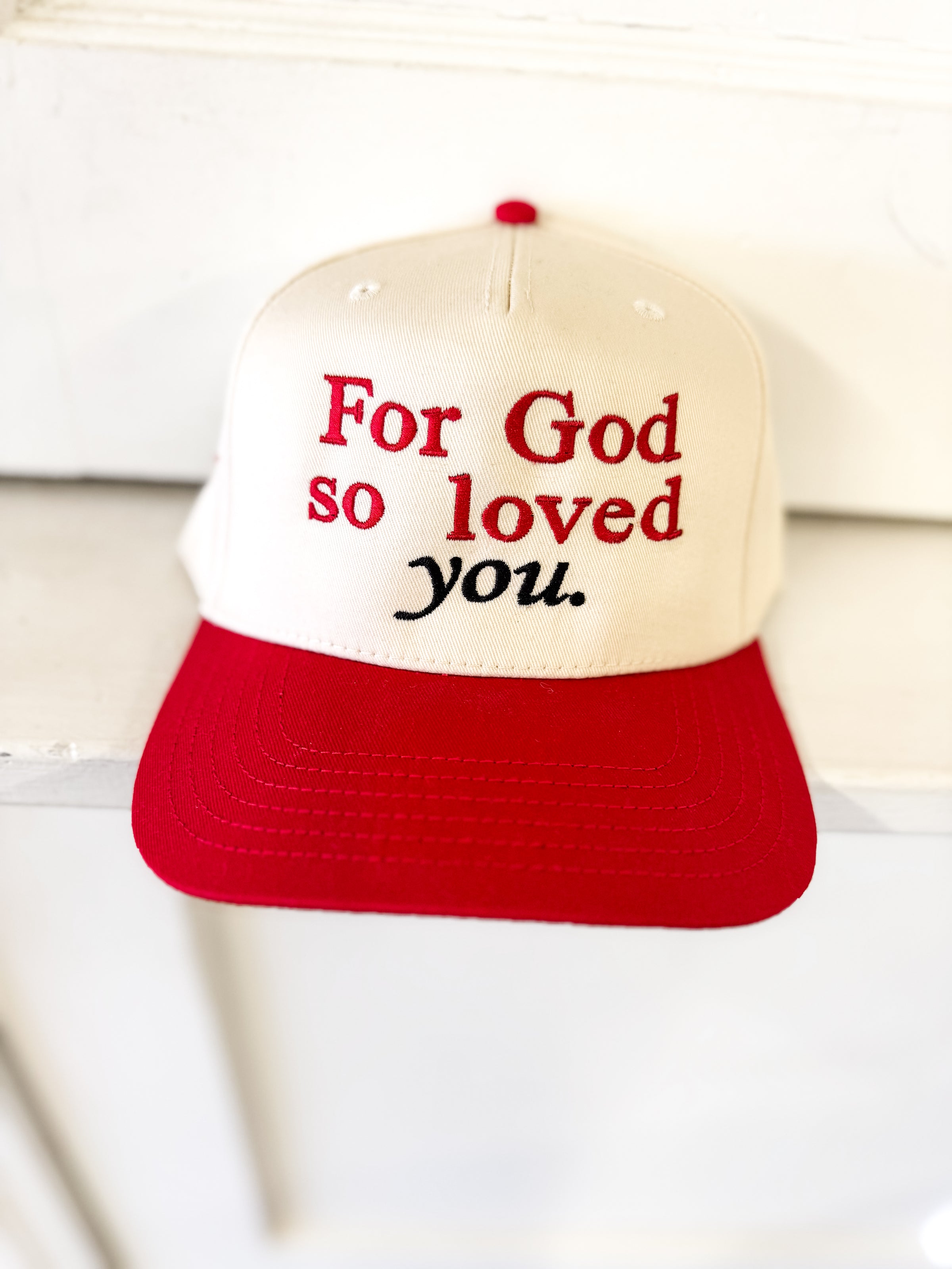 For God So Loved You Cap