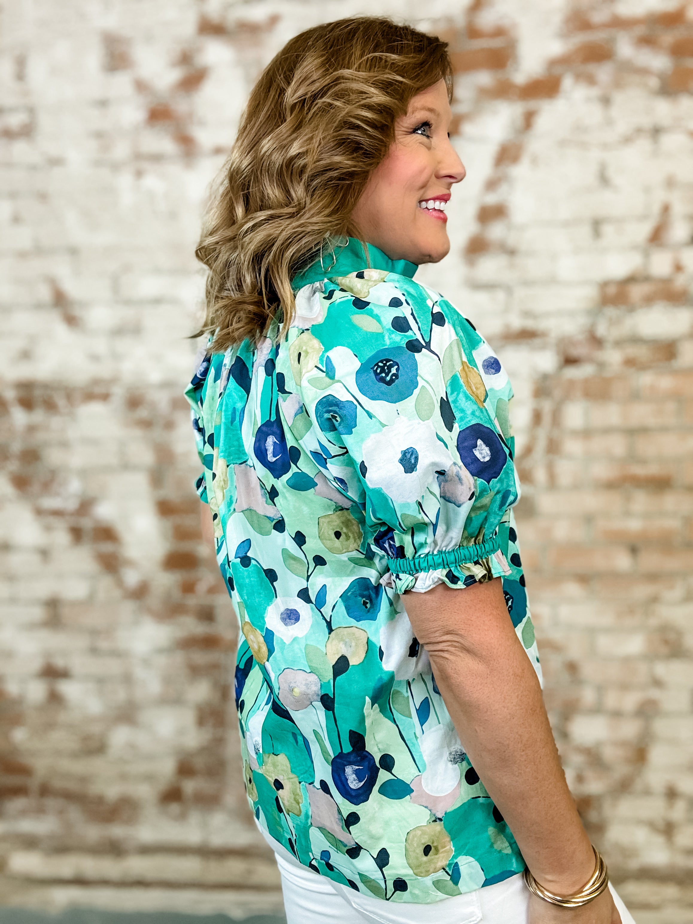 Shaelyn Floral Print Top