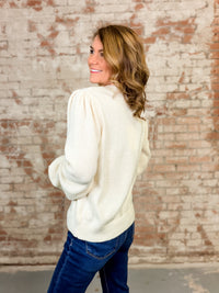 Tamra Puff Sleeve Sweater