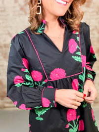 Kacie Floral Midi Dress