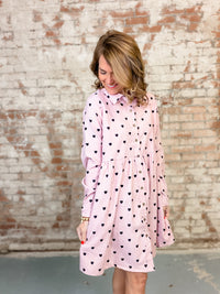 Elsie Heart Corduroy Dress