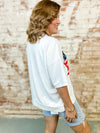 Francis Applique Flag Top