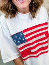 Francis Applique Flag Top