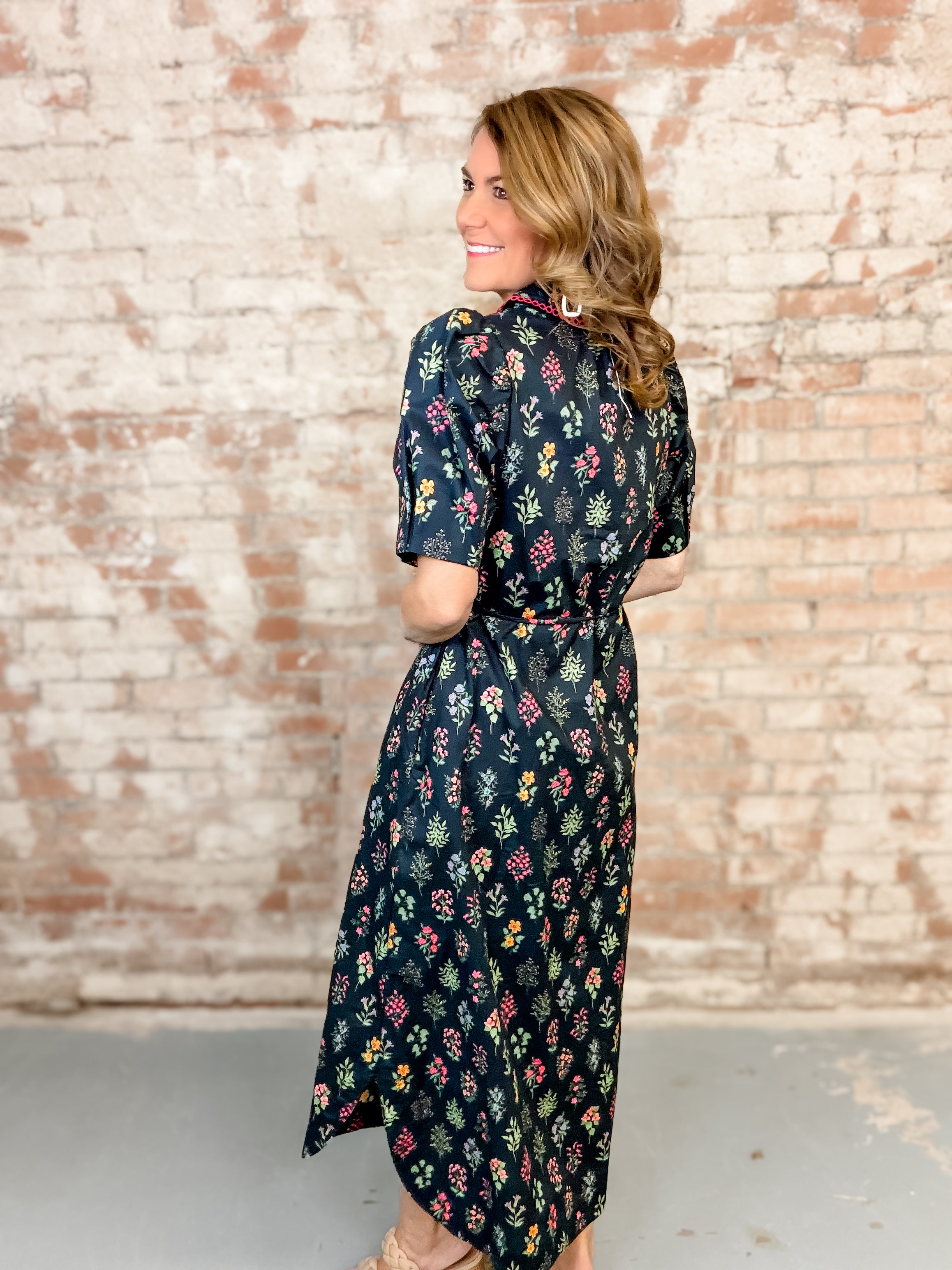 Alara Floral Midi Dress