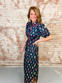 Alara Floral Midi Dress