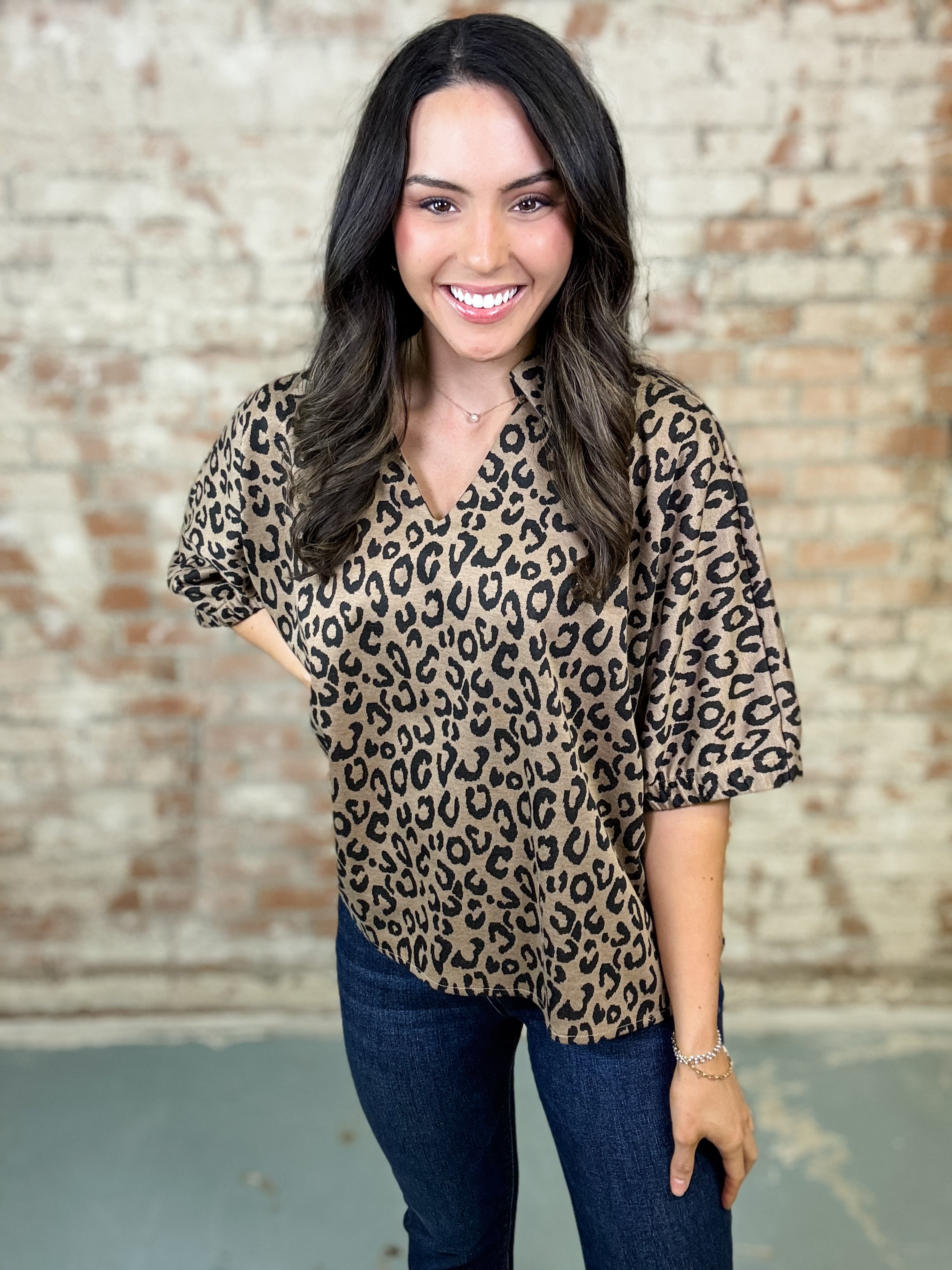 Wade Leopard Top