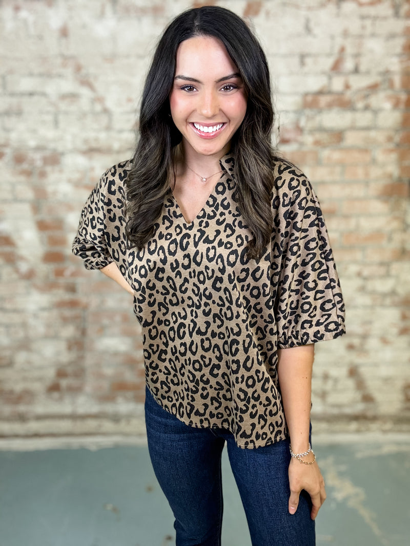 Wade Leopard Top