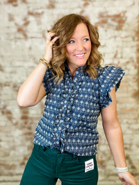 Marney Floral Embroidered Top