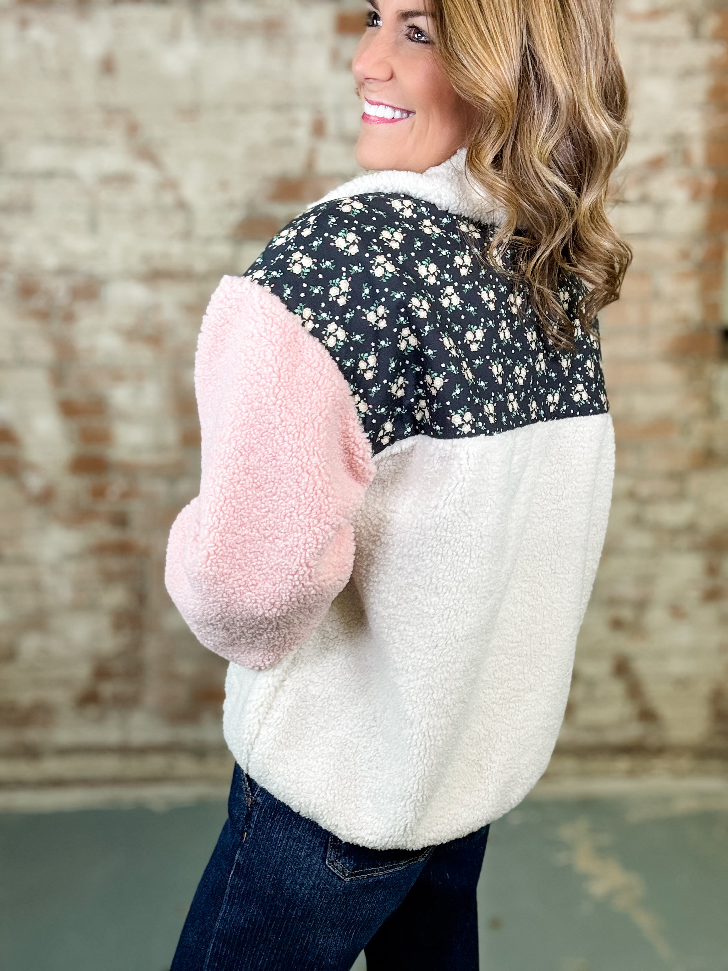 Cael Sherpa Fleece Pullover