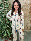Fritz Nutcracker Striped Pajama Set