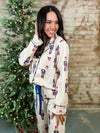 Fritz Nutcracker Striped Pajama Set