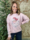 Santa Embroidery Detailed Sweater