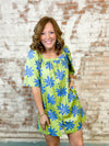 Shaw Floral Print Button Dress - FINAL SALE