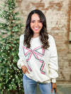 Avenne Bow Detail Sweatshirt