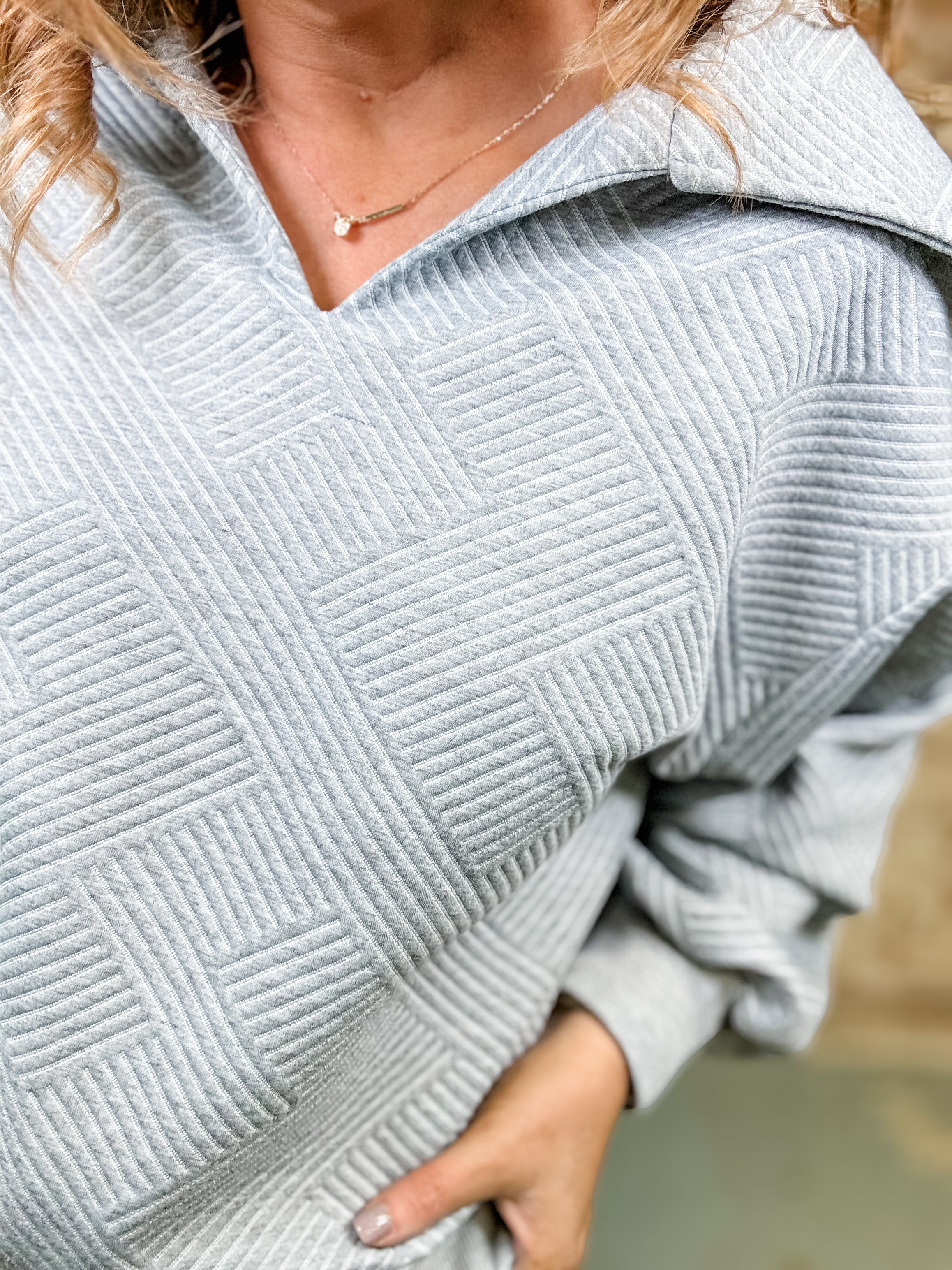 Calloway Textured Top & Pant Set