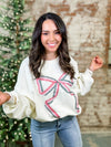Avenne Bow Detail Sweatshirt