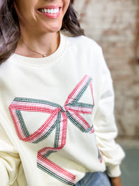 Avenne Bow Detail Sweatshirt