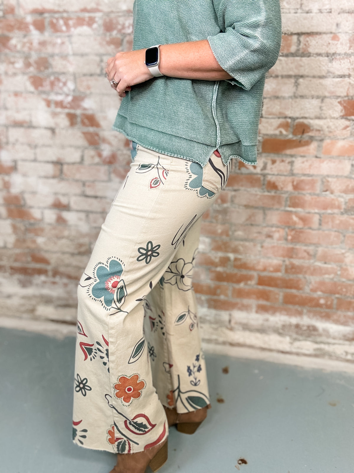 Dedra Printed Twill Pant