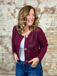 Reece Open Knit Sweater