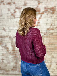Reece Open Knit Sweater