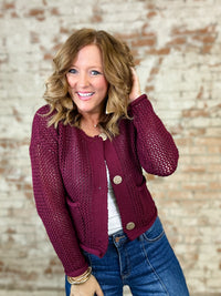 Reece Open Knit Sweater