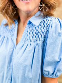 Bethany Smocked Yoke Dress