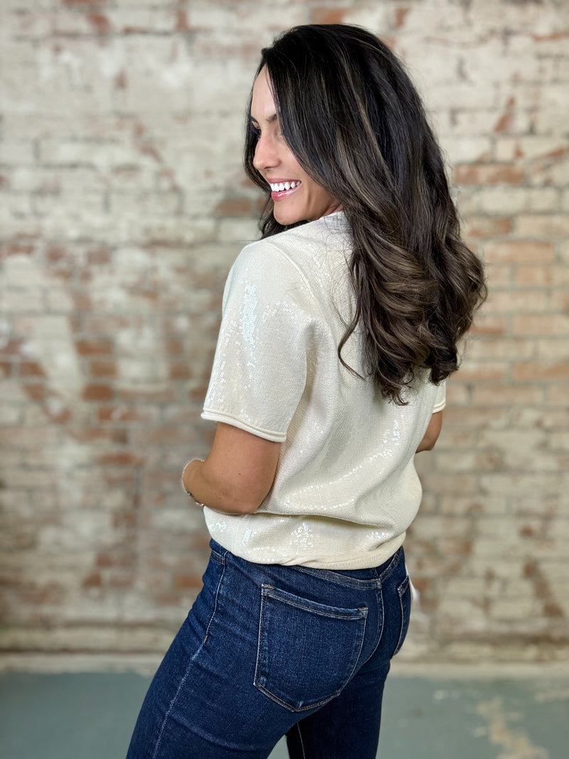 Tirren Sequin Top