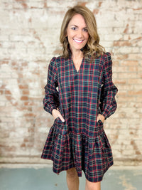 Reverie Plaid Dress