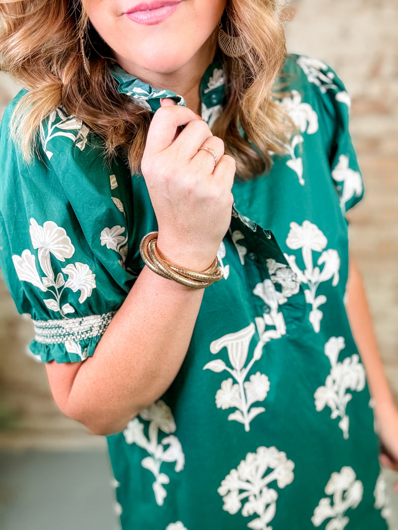 Vella Botanical Print Dress