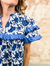 THML Marcia Floral Print Top