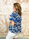 THML Marcia Floral Print Top