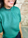 Valle Textured Knit Top