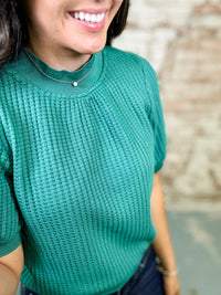 Valle Textured Knit Top