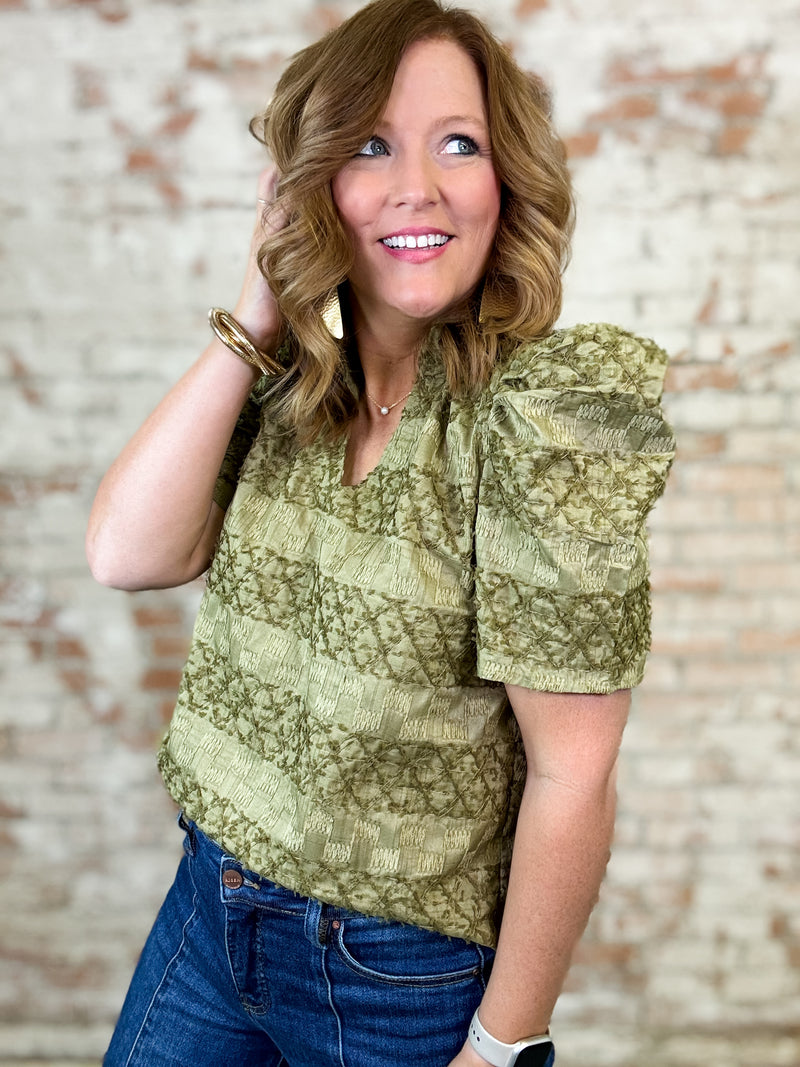 THML Brookelyn Textured Top